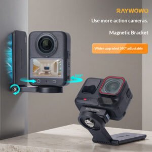 8-Magnet Modular Mount & Desktop Stand for Action Cameras