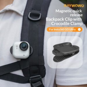 Magnetic Alligator Clip Mount for Insta360 GO Ultra
