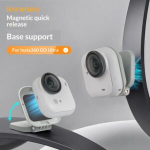 Magnetic Folding Base Stand with Full Rotation for Insta360 GO Ultra