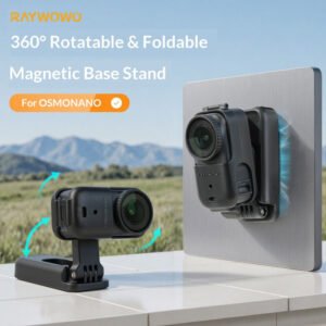 Magnetic Folding Base Stand with 360° Rotation for Osmo Nano